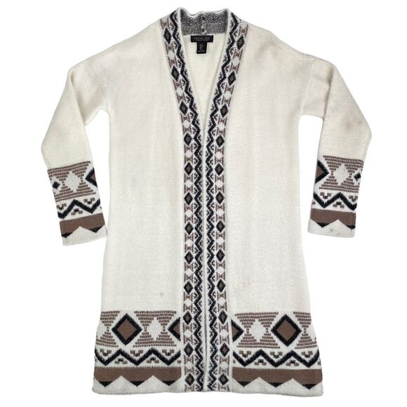 Rachel Zoe Cardigan Long Sweater Aztec Western Womens Small - Picture 1 of 5